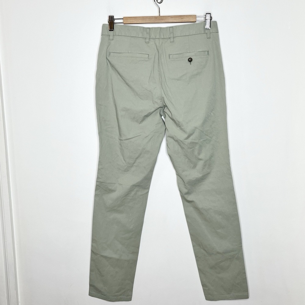 Everlane Uniform Performance Chino Pants Seagrass Green Mens 30x30 Slim Fit - Picture 5 of 7